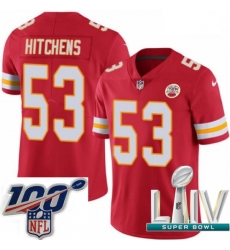 2020 Super Bowl LIV Youth Nike Kansas City Chiefs #53 Anthony Hitchens Red Team Color Vapor Untouchable Limited Player NFL Jersey 2020 Super Bowl LIV Youth Nike Kansas City Chiefs #53 Anthony Hitchens Red Team Color Vapor Untouchable Limited Player NFL Jersey