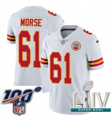 2020 Super Bowl LIV Youth Nike Kansas City Chiefs #61 Mitch Morse White Vapor Untouchable Limited Player NFL Jersey 2020 Super Bowl LIV Youth Nike Kansas City Chiefs #61 Mitch Morse White Vapor Untouchable Limited Player NFL Jersey