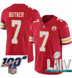 2020 Super Bowl LIV Youth Nike Kansas City Chiefs #7 Harrison Butker Red Team Color Vapor Untouchable Limited Player NFL Jersey 2020 Super Bowl LIV Youth Nike Kansas City Chiefs #7 Harrison Butker Red Team Color Vapor Untouchable Limited Player NFL Jersey
