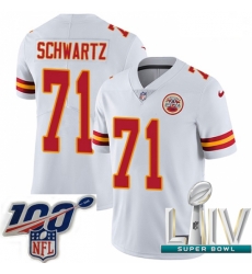 2020 Super Bowl LIV Youth Nike Kansas City Chiefs #71 Mitchell Schwartz White Vapor Untouchable Limited Player NFL Jersey 2020 Super Bowl LIV Youth Nike Kansas City Chiefs #71 Mitchell Schwartz White Vapor Untouchable Limited Player NFL Jersey
