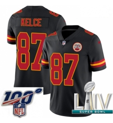 2020 Super Bowl LIV Youth Nike Kansas City Chiefs #87 Travis Kelce Limited Black Rush Vapor Untouchable NFL Jersey 2020 Super Bowl LIV Youth Nike Kansas City Chiefs #87 Travis Kelce Limited Black Rush Vapor Untouchable NFL Jersey