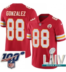 2020 Super Bowl LIV Youth Nike Kansas City Chiefs #88 Tony Gonzalez Red Team Color Vapor Untouchable Limited Player NFL Jersey 2020 Super Bowl LIV Youth Nike Kansas City Chiefs #88 Tony Gonzalez Red Team Color Vapor Untouchable Limited Player NFL Jersey