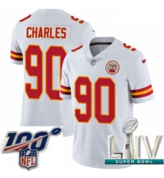 2020 Super Bowl LIV Youth Nike Kansas City Chiefs #90 Stefan Charles White Vapor Untouchable Limited Player NFL Jersey 2020 Super Bowl LIV Youth Nike Kansas City Chiefs #90 Stefan Charles White Vapor Untouchable Limited Player NFL Jersey