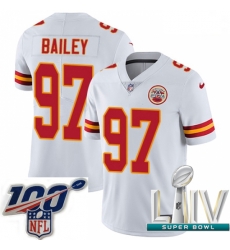 2020 Super Bowl LIV Youth Nike Kansas City Chiefs #97 Allen Bailey White Vapor Untouchable Limited Player NFL Jersey 2020 Super Bowl LIV Youth Nike Kansas City Chiefs #97 Allen Bailey White Vapor Untouchable Limited Player NFL Jersey