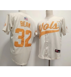 Men Tennessee Volunteers #32 Drew Beam White Stitched Jersey Men Tennessee Volunteers #32 Drew Beam White Stitched Jersey