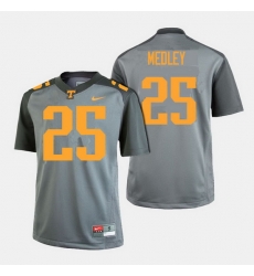 Men Tennessee Volunteers Aaron Medley College Football Gray Jersey Men Tennessee Volunteers Aaron Medley College Football Gray Jersey