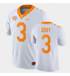 Men Tennessee Volunteers Eric Gray Game White College Football Jersey Men Tennessee Volunteers Eric Gray Game White College Football Jersey