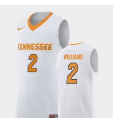 Men Tennessee Volunteers Grant Williams White Replica College Basketball Jersey Men Tennessee Volunteers Grant Williams White Replica College Basketball Jersey