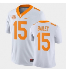 Men Tennessee Volunteers Harrison Bailey Game White College Football Jersey Men Tennessee Volunteers Harrison Bailey Game White College Football Jersey