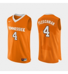 Men Tennessee Volunteers Jacob Fleschman Orange Authentic Performace College Basketball Jersey Men Tennessee Volunteers Jacob Fleschman Orange Authentic Performace College Basketball Jersey