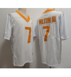 Men Tennessee Volunteers Joe Milton III #7 F U S E White College Football Jersey Men Tennessee Volunteers Joe Milton III #7 F U S E White College Football Jersey