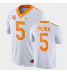 Men Tennessee Volunteers Josh Palmer Game White College Football Jersey Men Tennessee Volunteers Josh Palmer Game White College Football Jersey