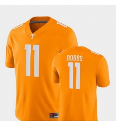 Men Tennessee Volunteers Joshua Dobbs 11 Orange Game College Football Jersey Men Tennessee Volunteers Joshua Dobbs 11 Orange Game College Football Jersey