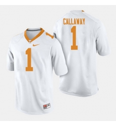 Men Tennessee Volunteers Marquez Callaway College Football White Jersey Men Tennessee Volunteers Marquez Callaway College Football White Jersey