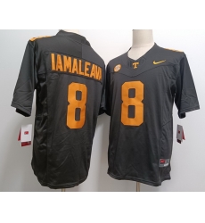 Men Tennessee Volunteers Nico Iamaleava #8 Black F U S E Stitched NCAA Football Jersey Men Tennessee Volunteers Nico Iamaleava #8 Black F U S E Stitched NCAA Football Jersey