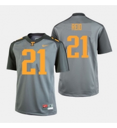 Men Tennessee Volunteers Shanon Reid College Football Gray Jersey Men Tennessee Volunteers Shanon Reid College Football Gray Jersey