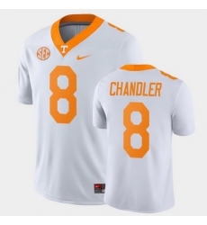 Men Tennessee Volunteers Ty Chandler Game White College Football Jersey Men Tennessee Volunteers Ty Chandler Game White College Football Jersey