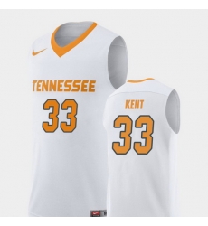 Men Tennessee Volunteers Zach Kent White Replica College Basketball Jersey Men Tennessee Volunteers Zach Kent White Replica College Basketball Jersey
