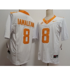 Tennessee Volunteers #8 Nico Iamaleava White F U S E Jersey Tennessee Volunteers #8 Nico Iamaleava White F U S E Jersey