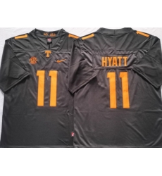 Tennessee Volunteers Black #11 Jalin Hyatt Stitched NCAA Jersey Tennessee Volunteers Black #11 Jalin Hyatt Stitched NCAA Jersey