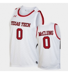 Men Texas Tech Red Raiders Mac Mcclung Replica White Basketball 2020 21 Jersey Men Texas Tech Red Raiders Mac Mcclung Replica White Basketball 2020 21 Jersey