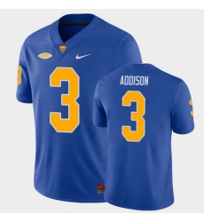 Men Pitt Panthers Jordan Addison College Football Royal Game Jersey Men Pitt Panthers Jordan Addison College Football Royal Game Jersey