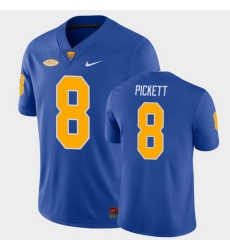 Men Pitt Panthers Kenny Pickett College Football Royal Game Jersey Men Pitt Panthers Kenny Pickett College Football Royal Game Jersey