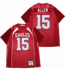 Men JOSH ALLEN 15 HIGH SCHOOL FOOTBALL JERSEY red Men JOSH ALLEN 15 HIGH SCHOOL FOOTBALL JERSEY red
