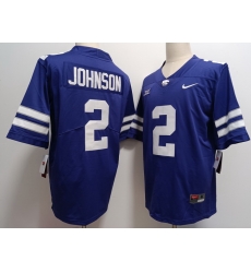 Men Kansas State Wildcats #2 Avery Johnson Purple Stitched NCAA Jersey Men Kansas State Wildcats #2 Avery Johnson Purple Stitched NCAA Jersey