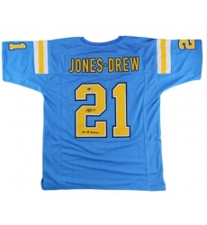 Men UCLA Jones Drew blue stitched jersey No Signature Men UCLA Jones Drew blue stitched jersey No Signature