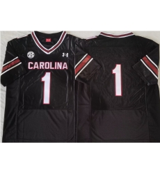 South Carolina Gamecock Black #1 Stitched Football Jersey South Carolina Gamecock Black #1 Stitched Football Jersey