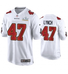 John Lynch Buccaneers White Super Bowl Lv Game Fashion Jersey John Lynch Buccaneers White Super Bowl Lv Game Fashion Jersey