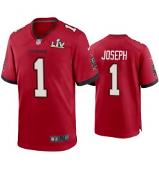 Men Greg Joseph Buccaneers Red Super Bowl Lv Game Jersey Men Greg Joseph Buccaneers Red Super Bowl Lv Game Jersey
