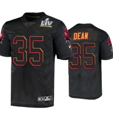Men Jamel Dean Tampa Bay Buccaneers Black Super Bowl Lv Jersey Men Jamel Dean Tampa Bay Buccaneers Black Super Bowl Lv Jersey