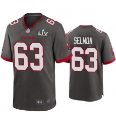 Men Lee Roy Selmon Buccaneers Pewter Super Bowl Lv Game Jersey Men Lee Roy Selmon Buccaneers Pewter Super Bowl Lv Game Jersey