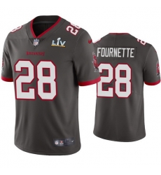 Men Leonard Fournette Buccaneers Pewter Super Bowl Lv Vapor Limited Jersey Men Leonard Fournette Buccaneers Pewter Super Bowl Lv Vapor Limited Jersey