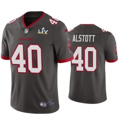 Men Mike Alstott Buccaneers Pewter Super Bowl Lv Vapor Limited Jersey Men Mike Alstott Buccaneers Pewter Super Bowl Lv Vapor Limited Jersey