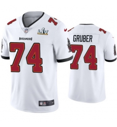 Men Paul Gruber Buccaneers White Super Bowl Lv Vapor Limited Jersey Men Paul Gruber Buccaneers White Super Bowl Lv Vapor Limited Jersey