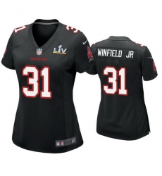 Women Antoine Winfield Jr. Buccaneers Black Super Bowl Lv Game Fashion Jersey Women Antoine Winfield Jr. Buccaneers Black Super Bowl Lv Game Fashion Jersey