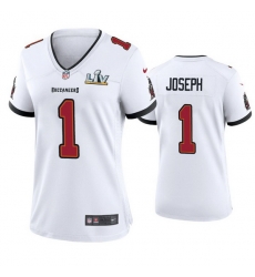 Women Greg Joseph Buccaneers White Super Bowl Lv Game Jersey Women Greg Joseph Buccaneers White Super Bowl Lv Game Jersey