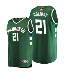 bucks jrue holiday green 2021 nba finals bound replica jersey bucks jrue holiday green 2021 nba finals bound replica jersey