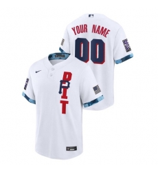 Men Pittsburgh Pirates Custom #00 White 2021 MLB All-Star Game Jerse Men Pittsburgh Pirates Custom #00 White 2021 MLB All-Star Game Jerse