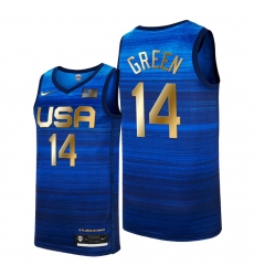 USA Dream Team 14 Draymond Green 2021 Tokyo Olymipcs Nike Basketball Jersey Blue USA Dream Team 14 Draymond Green 2021 Tokyo Olymipcs Nike Basketball Jersey Blue