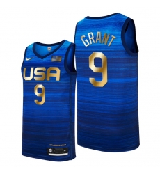USA Dream Team 9 Jerami Grant 2021 Tokyo Olymipcs Nike Basketball Jersey Blue USA Dream Team 9 Jerami Grant 2021 Tokyo Olymipcs Nike Basketball Jersey Blue
