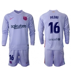 Men Barcelona Long Sleeve Soccer Jerseys 541 Men Barcelona Long Sleeve Soccer Jerseys 541