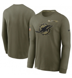 Miami Dolphins Men Long T Shirt 006 Miami Dolphins Men Long T Shirt 006