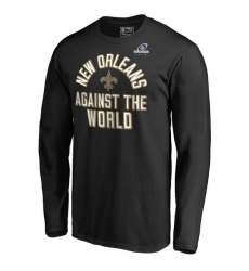 New Orleans Saints Men Long T Shirt 013 New Orleans Saints Men Long T Shirt 013