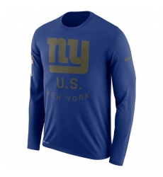 New York Giants Men Long T Shirt 002 New York Giants Men Long T Shirt 002