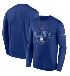 New York Giants Men Long T Shirt 006 New York Giants Men Long T Shirt 006