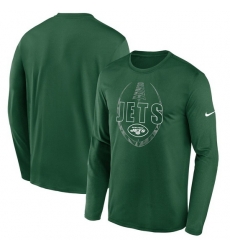 New York Jets Men Long T Shirt 005 New York Jets Men Long T Shirt 005